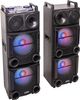 SET 2 BOXE 2X12 inch/30CM, Putere de iesire totala 1200W CU USB/SD/AUX/BLUETOOTH PARTY-BOX412