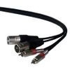 Cablu audio 3M 2 RCA Tata la 2 XLR Tata Stereo