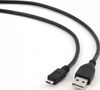 Cablu de alimentare si date, pentru smartphone, USB 2.0 la Micro-USB, 0.5m, negru, SPC-MUSB-05 Spacer