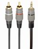 Cablu audio Stereo 1,5 metri Jack 3,5 Tata la 2 RCA Tata, CCA-352-1.5M