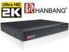 DVR 16 canale 2K, 4 Megapixel, 2 HDD-uri, 4 Audio, Hanbang