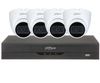 Sistem de supraveghere 4 camere interior Dahua, 2MP, Smart IR 25M, microfon incorporat