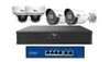 Kit supraveghere IP STARLIGHT, Full Coor, 4 camere 2 MP Full HD, Switch PoE, NVR 4 canale, Smart IR SAF-4XNVRSP2MPMIX-2