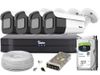 Kit complet 4 camere 8MP, Smart IR 60m, DVR 4 canale Safer, accesorii + HDD 2TB incluse