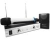 Kit microfon wireless VHF, cu un microfon + o lavaliera wireless