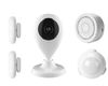 Kit smart home de securitate, video si alarma, 4 zone cu sirena