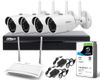 Kit supraveghere complet 4 camere IP WIFI, 4MP, IR 30M, NVR 4 Canale + accesorii incluse