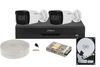 Kit supraveghere video 2 camere, complet, FULL HD, IR 80m, 1 x HDD, SAF-2EXTFHDIR30-1-TW