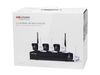 Kit de supraveghere video IP Wireless, 4 Camere Full HD, NVR, Hikvision HWK-N4142B-MH/W 