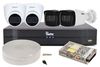 Kit supraveghere mixt complet, 4 camere FULL HD, IR 20m, KIT2E2IFHDMIXT-P-1