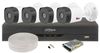Kit supraveghere Dahua, 2MP FullHD, IR 20M, DVR 4 canale, recunoastere faciala, KITDAH2MP20EXTACC