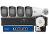 Kit supraveghere IP, SAFER, 4 camere 5MP, NVR 4 canale, SAF-4X4MPEXT-POE