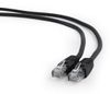 Patchcord UTP, 0.5 metri, negru, CAT6, PP6U-0.5M/BK