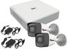 Sistem supraveghere 2 camere exterior 5 MP, IR 30m + DVR pentabrid