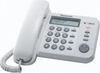 Telefon analogic cu afişaj LCD şi Caller ID Alb Panasonic KX-TS560FXW