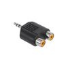 Adaptor Jack 3.5 tata la 2 RCA mama STEREO, ZLA0298