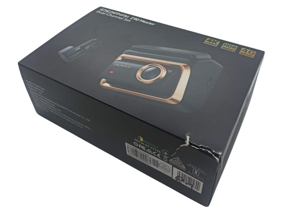 [RESIGILAT] Camera auto fata-spate DDPAI-Z90 Master 4G-R1, 4K+4K, Dual Sony STARVIS 2 IMX678, Wi-Fi 6 5GHz, GPS, ADAS 2.0, parcare 24/7, modul cartela SIM