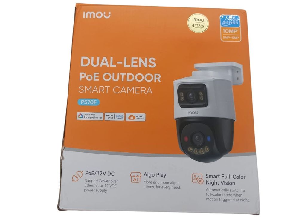 [RESIGILAT] Camera Dual Lens 5MP+5MP Imou, Pan & Tilt, IR 30m si lumina alba, PoE, Alarma audio si luminoasa, IPC-PS70FP-10M0-R1