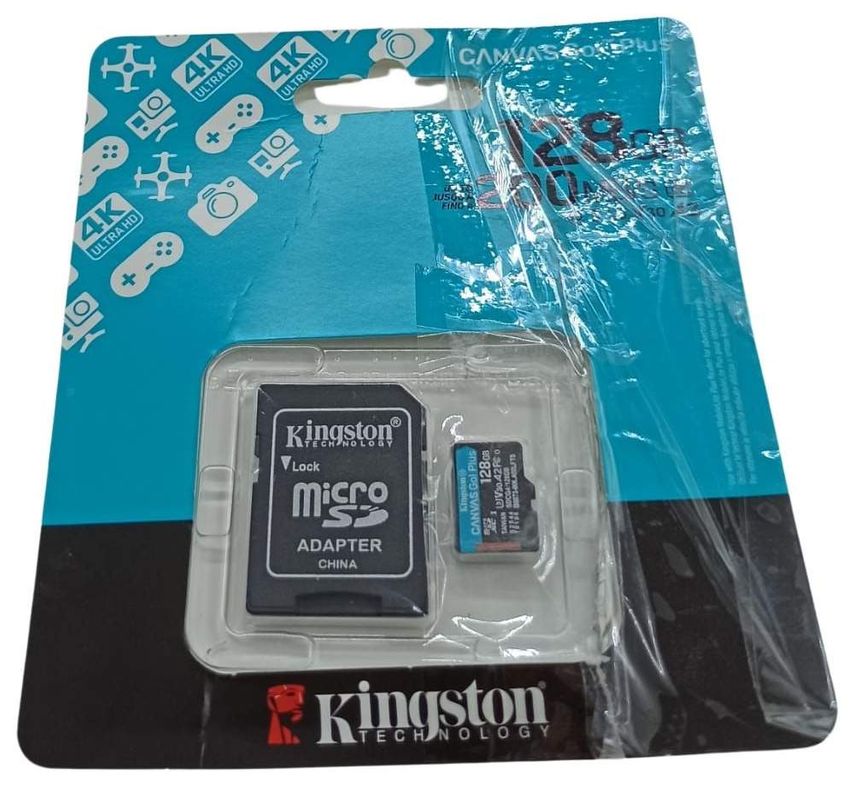 [RESIGILAT] Card microSD 128GB Kingston Canvas Go Plus, pana la 200MB/s, SDCG4/128GB