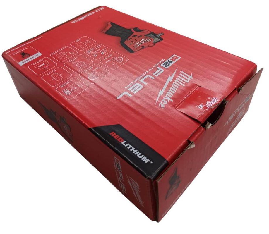[RESIGILAT] Cheie subcompacta de impact M12 FUEL Milwaukee, cu inel de fixare, 4 setari de viteza, 4933498969-R1