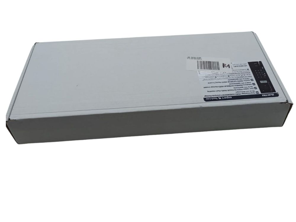 [RESIGILAT] Post exterior videointerfon pentru blocuri, 255 apartamente, incastrat, negru, Electra Touch Line VPE.0BF03.ELBTL-R1