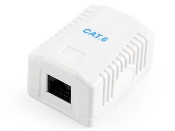 Priza aplicata UTP CAT6, 1 port, ABS, Safer SAF-SINGLEPORT-6