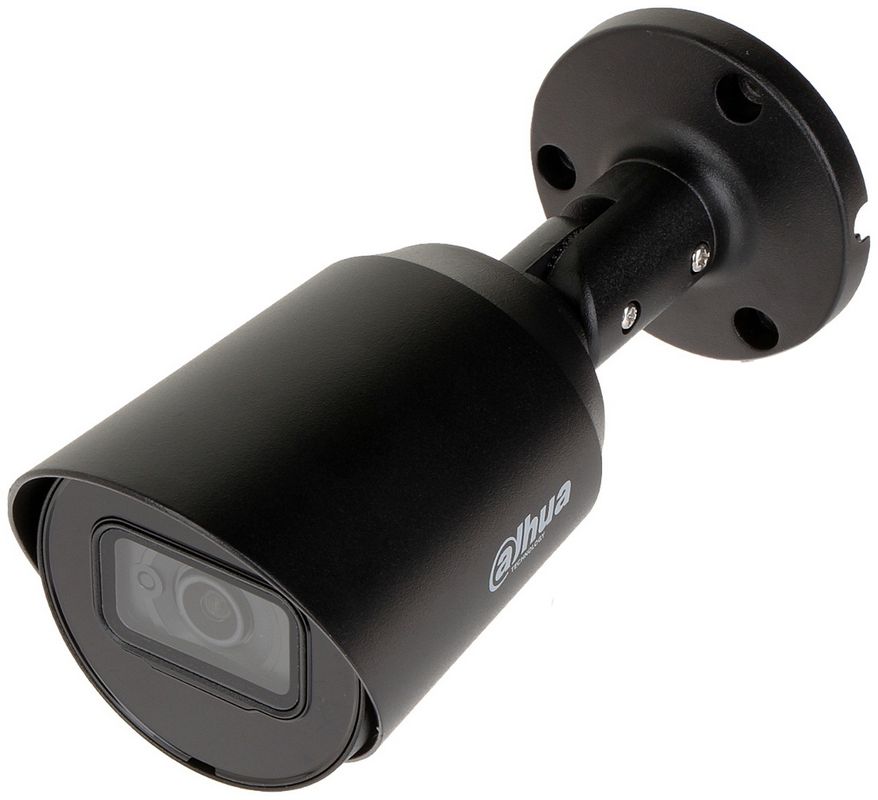 Camera de supraveghere analogica HDCVI Dahua, 2MP Full HD, 2.8 mm, IR30m, IP67, HAC-HFW1200T-0280B-BLACK