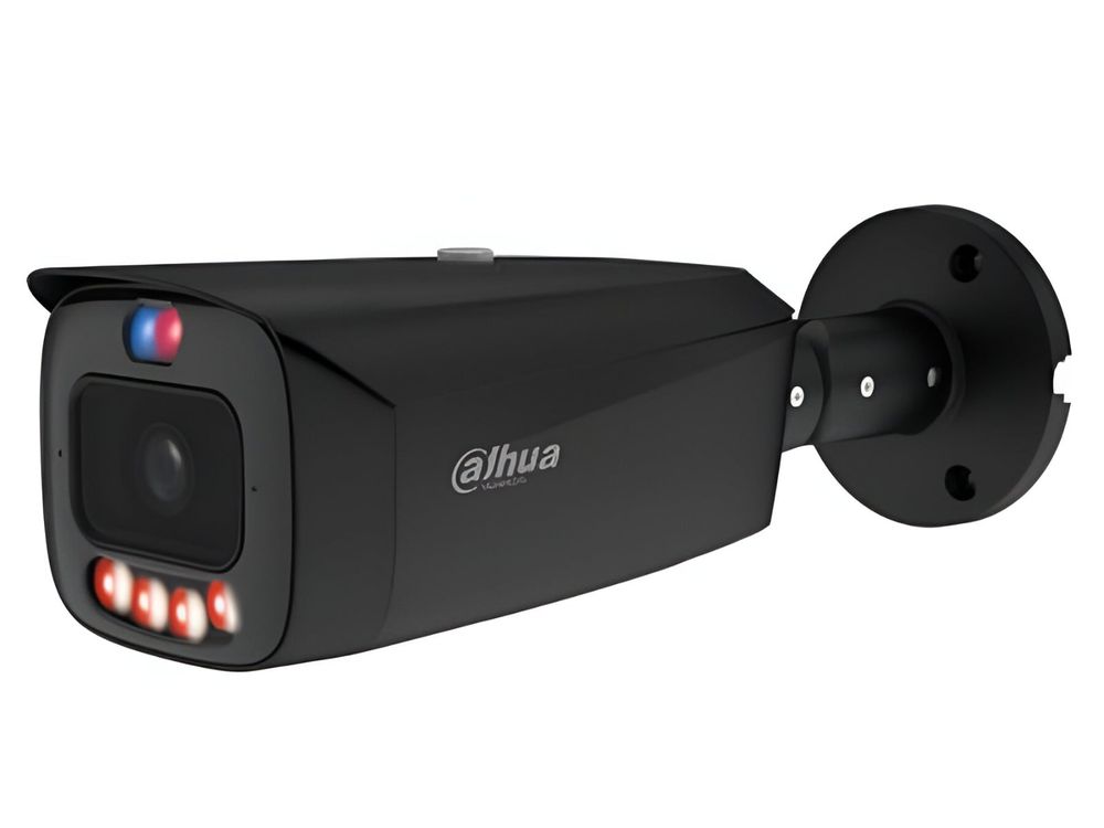Camera de supraveghere IP Dahua 6MP, 2.8mm, IR 50m, WizColor, microfon dual si difuzor, slot card microSD 512GB, PoE, IP67, IPC-HFW3649T1-AS-PV-PRO-BK