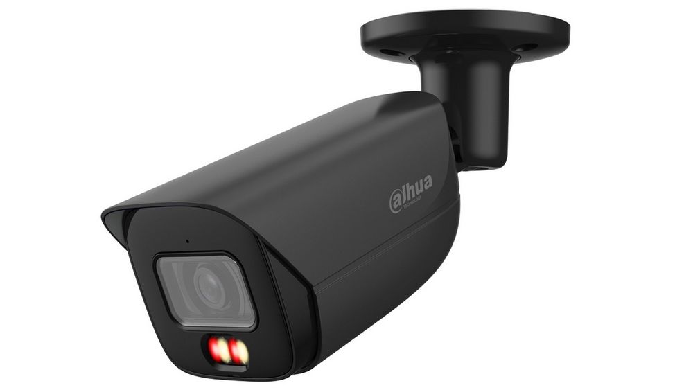 Camera supraveghere IP Dahua IPC-HFW3849E-AS-IL-0280B-Black, 8MP, 2.8 mm, iluminare duala 30m, WizSense, PoE, IP67 IK10