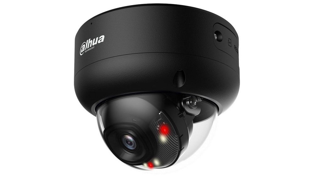 Camera supraveghere IP Dahua IPC-HDBW3649E-AS-IL-0280B-Black, 6MP, 2.8 mm, WizSense, iluminare duala 30m, microfon, PoE, IP67 IK10