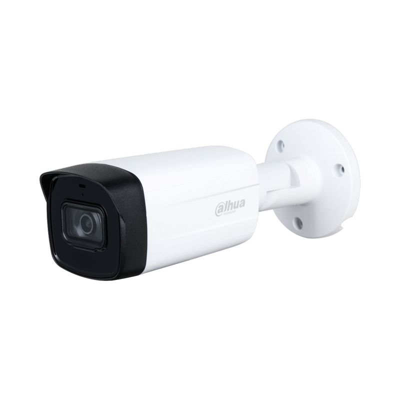 Camera supraveghere bullet HDCVI 2MP, lentila 3.6mm, IR 80m Smart IR, 3DNR DWDR Super Adapt, microfon integrat, 12VDC, IP67, DH-HAC-HFW1200TH-I8-A-36B-S6