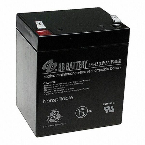 Acumulator UPS CyberPower 12V 5Ah, pentru seriile BU600 + BU650E / UT650E + UT650EG / UT1050, RBP0119