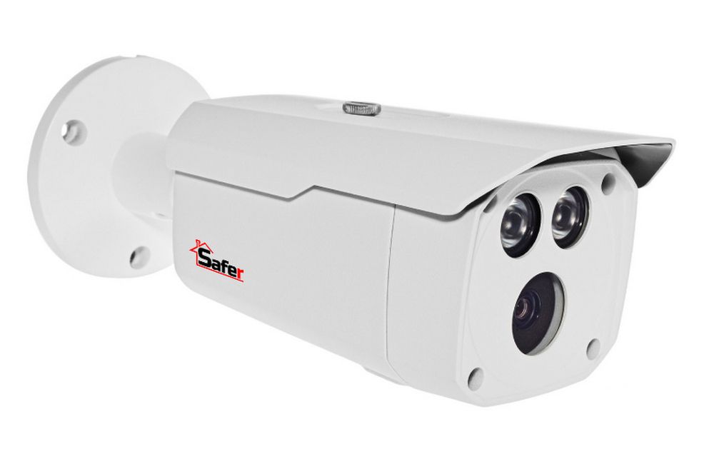 Camera supraveghere exterior, Full HD 2MP, IR 80, 3.6 mm, Safer SAF-BM2MP80F28-A