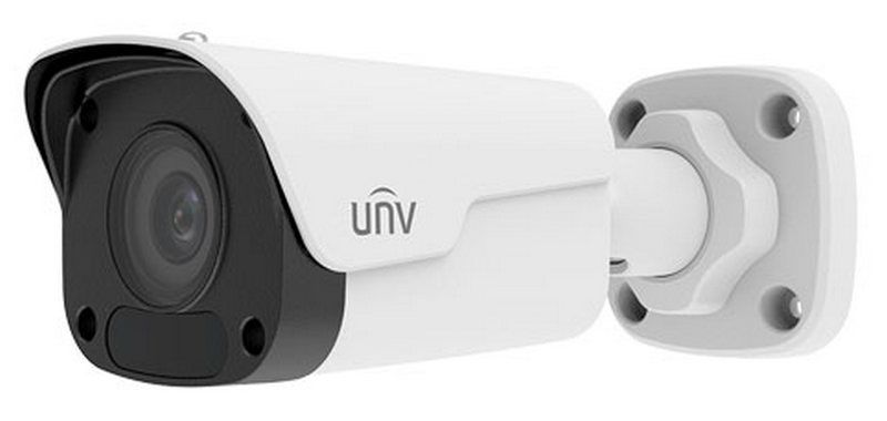 Camera de supraveghere IP, Full HD, lentila 2.8mm, IR 30m, PoE, Uniview IPC2122LR3-PF28M-D