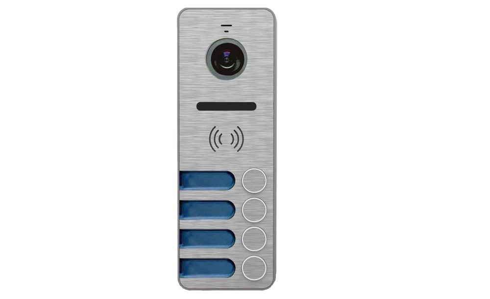 Post de exterior pentru videointerfon Safer, 4 familii, conectare cu 4 fire, D27ACM04