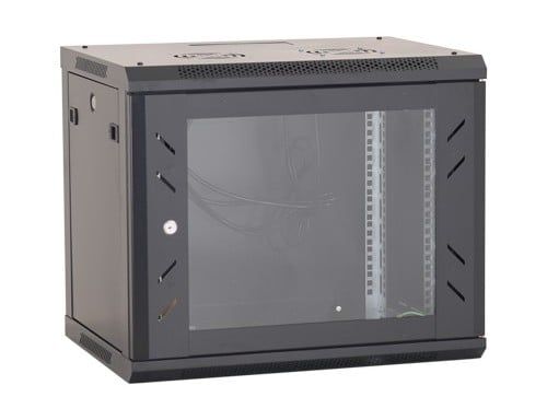 Rack perete 9U 19'' 600x450, negru, ASYTECH Networking ASY-9U-6045W