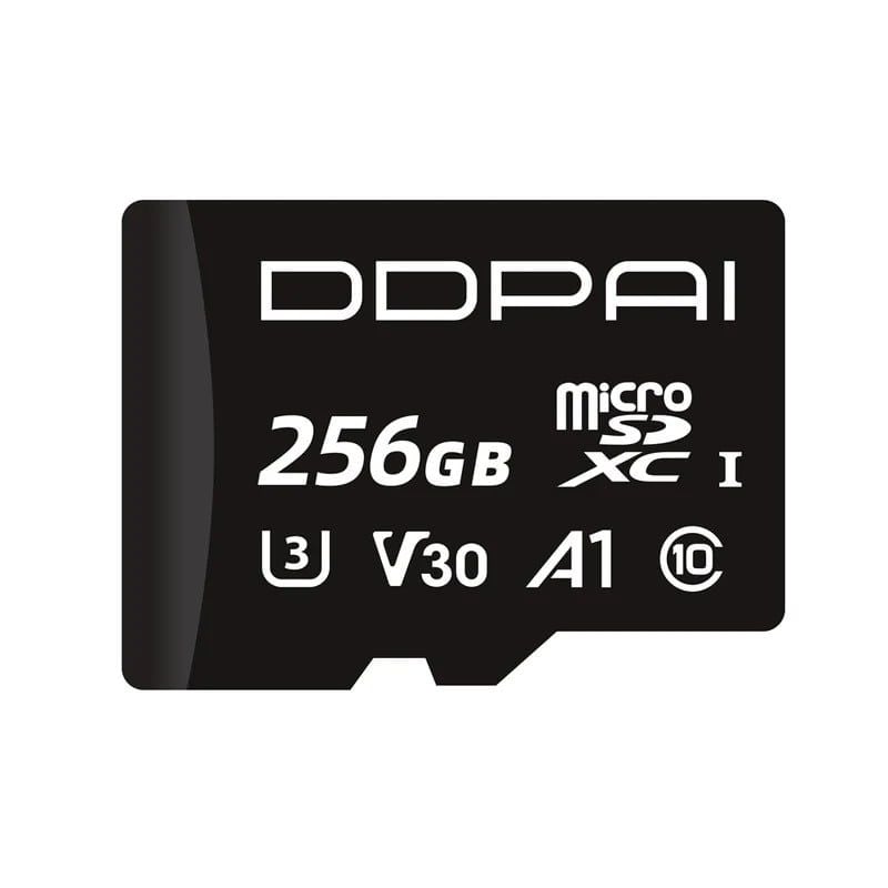 Card Micro SD pentru Camera Auto DDPAI, Clasa 10, 256GB, Viteza ridicata, DDPAI-256GB