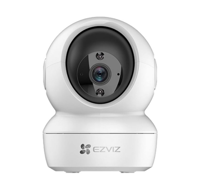 Camera supraveghere interior cu rotirie Wi Fi, 2K 4MP, 4mm, IR + Color Night Vision, AI detectie persoane, audio bidirectional, urmarire persoane, 5VDC, Ezviz CS-H6c(5WFL 4mm)