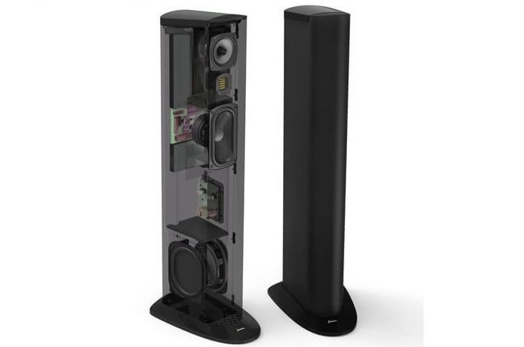 Set 2 boxe GoldenEar Triton Three+ 2 x AUDHC-GE-TRITON3, cu subwoofer activ incorporat, 91dB