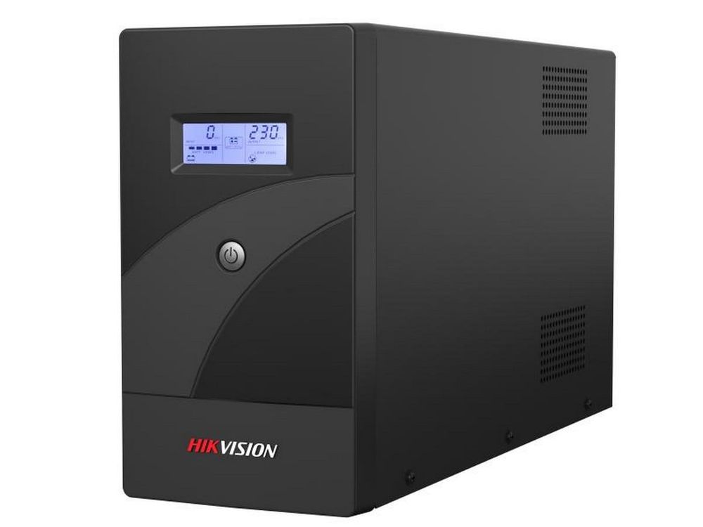 UPS Hikvision, 2000VA/1200W, AVR, Schuko, LCD, USB, 4 prize, DS-UPS2000-R
