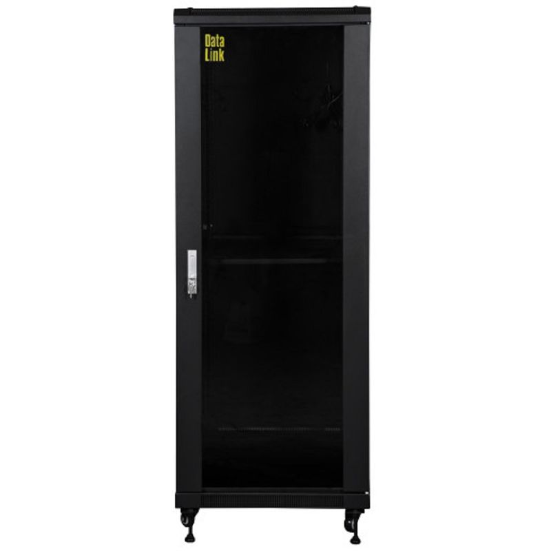 Rack de podea 19 inci 32U 600x800 usa frontala sticla, 32U-6080S