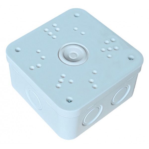 Doza ramificatie PT supraveghere video, 10x10x5.5cm, IP54, alb, Dablerom 39-020/25