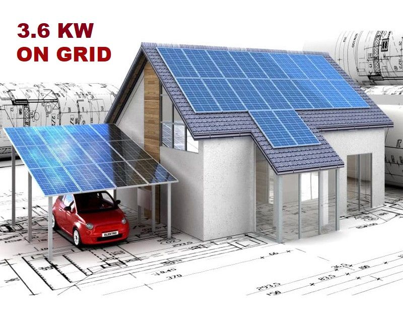 Sistem fotovoltaic monofazat ON-GRID 3.6 KW montaj pe acoperis din tigla ON_3.6_GRO