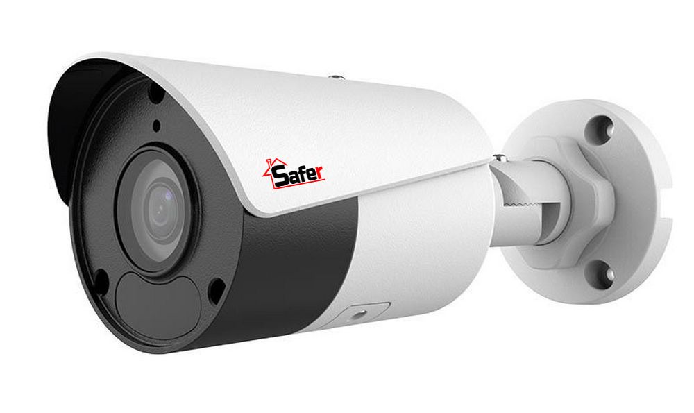 Camera de exterior IP, 8MP 4K, IR 50m, lentila 2.8 mm, PoE, MicroSD, Safer SAF-IPCBM8MP50-28ST