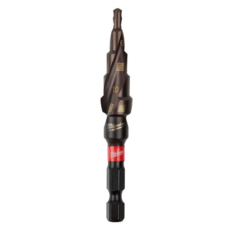 Burghiu in 5 trepte Milwaukee 4-12 mm, otel HSS, prindere Hex 1/4, 48899262