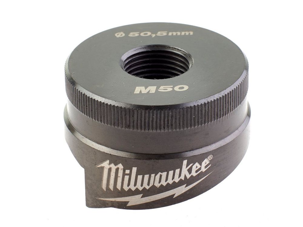 Accesoriu stantare Milwaukee Punch M50, 50.5 mm, pentru otel inoxidabil si moale, aluminiu, 4932430848