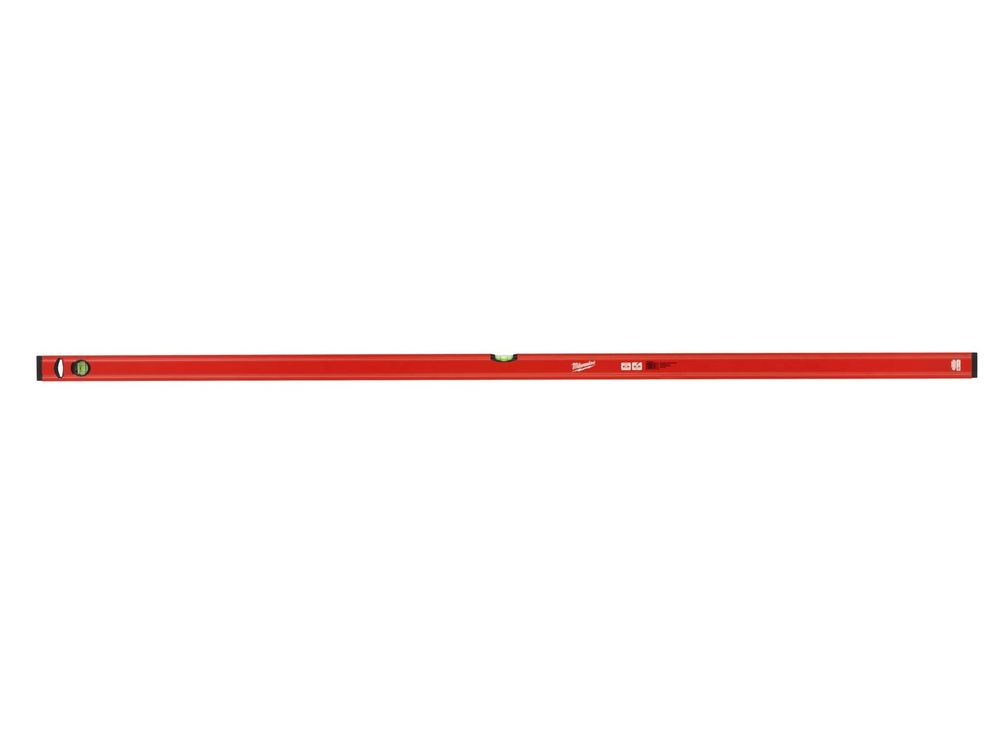 Nivela subtire Milwaukee Slim Box, 180cm, 2 indicatori, rezistenta la impact si UV, certificat VPA, 4932459095