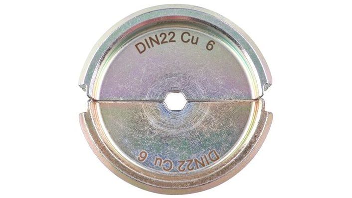 Bacuri de sertizare papuci Milwaukee 4932464861, DIN22 Cu 6, DIN 46235/46267, 1 buc