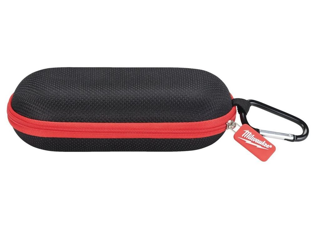 Etui pentru ochelari Milwaukee, protectie la zgariere, carlig pentru agatare, husa rigida antilovire, 4932492083