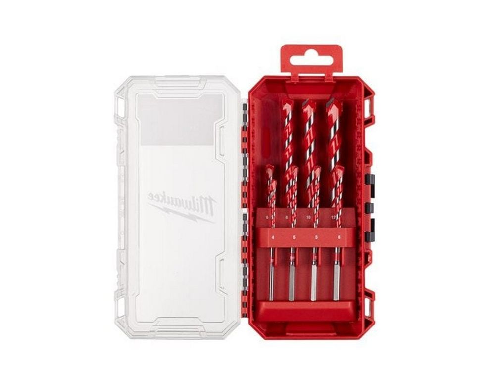 Set burghie premium pentru beton Milwaukee Hammer Drill BIT 8 piese, lungimi 90-100-150mm, 4932493881